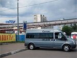 Бесплатный автобус Genser в пункт аренды автомобилей АрендаАвто-чбк на ул.Добролюбова